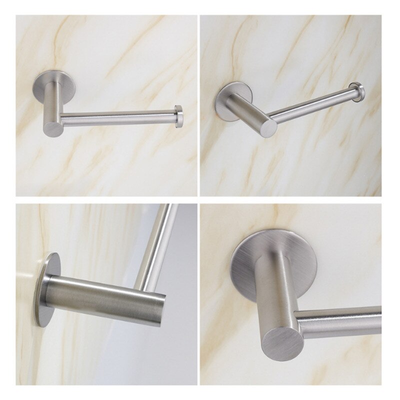 Orca WC Rolhouder Zwart Inclusief Montage set - Toiletrolhouder RVS - WC Papier Houder - Closetrolhouder