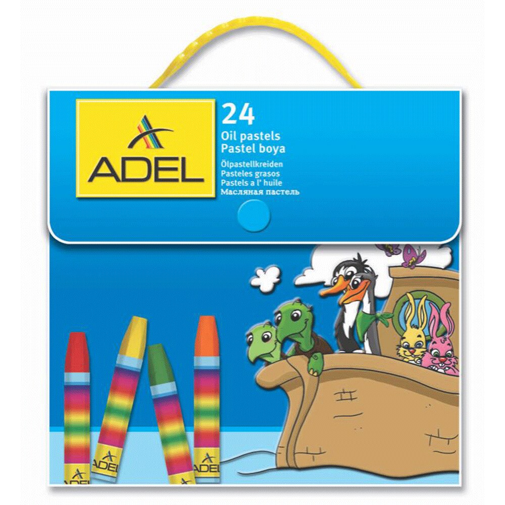 Adel oljepastell, plastpåse, plånbok  of 18 - 24