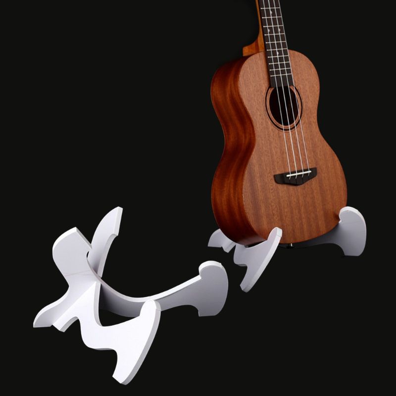 Gitaar Accessoires Opvouwbare Hardhout Gitaar Bas Pvc Inklapbare Houder Stand Ukulele Viool Mandoline Banjo Accessoires