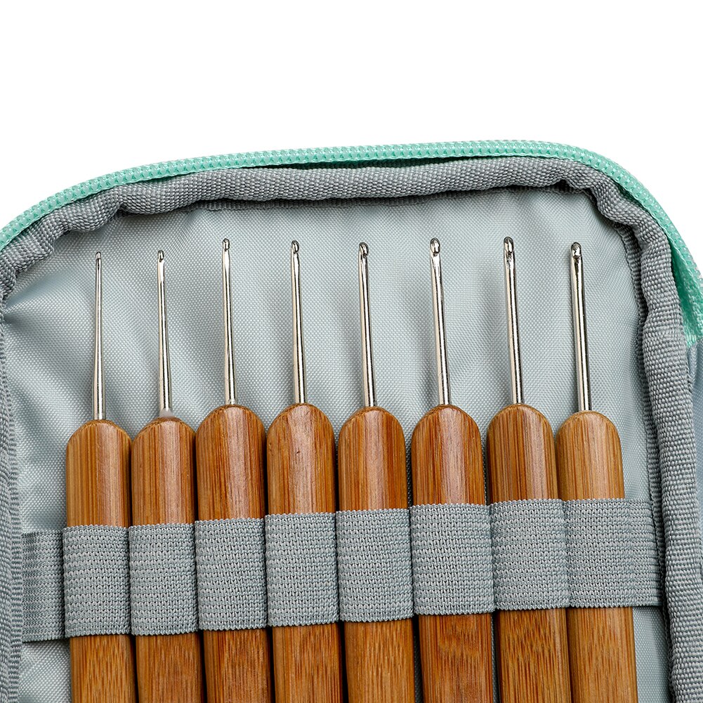 Supplies Needles Hook DIY Knitting Kit Crochet Hook Set Soft Handle Knit Weaving Sweaters Accessories with Storage Case