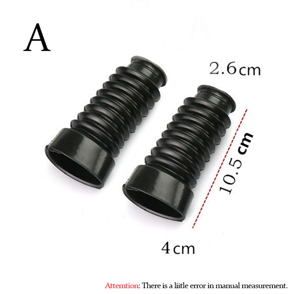 Shock Covers Orange Pair Rubber Motorcycle Front Fork Shock Absorber Dust Cover Gaiters Boot Gators - Foto 2