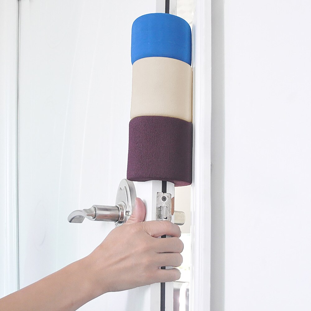 Foam Door Stoppers Holder Wall Protector Door Bumper EVA C Shape Cabinet Locks Protect Safety Baby Finger Pinch Guard For Kids