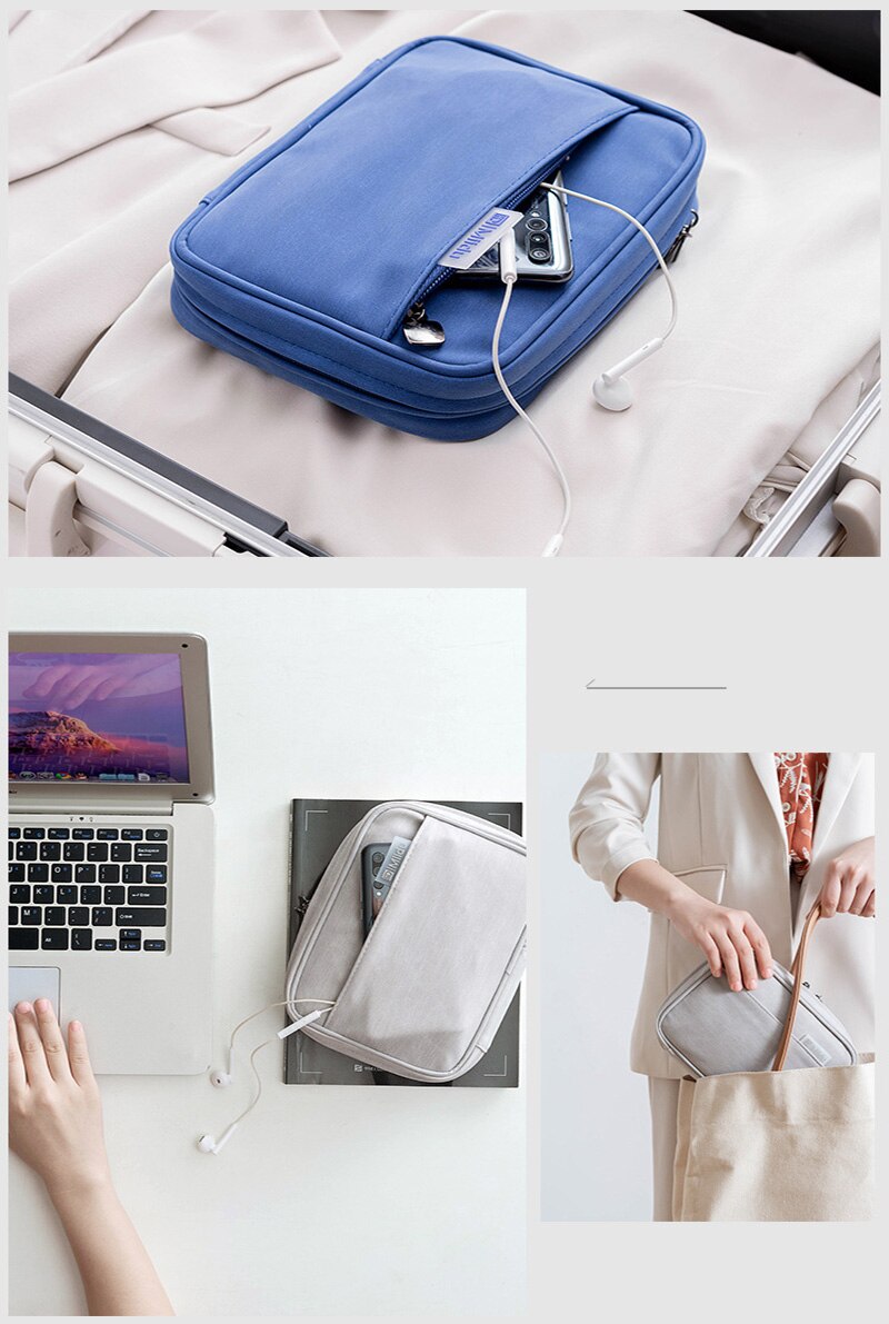 Elektronische Opbergtas Kabel Organizer Oortelefoon Draad Zak Hard Drive Travel Kit Case Pouch Elektronica Accessoires Tas