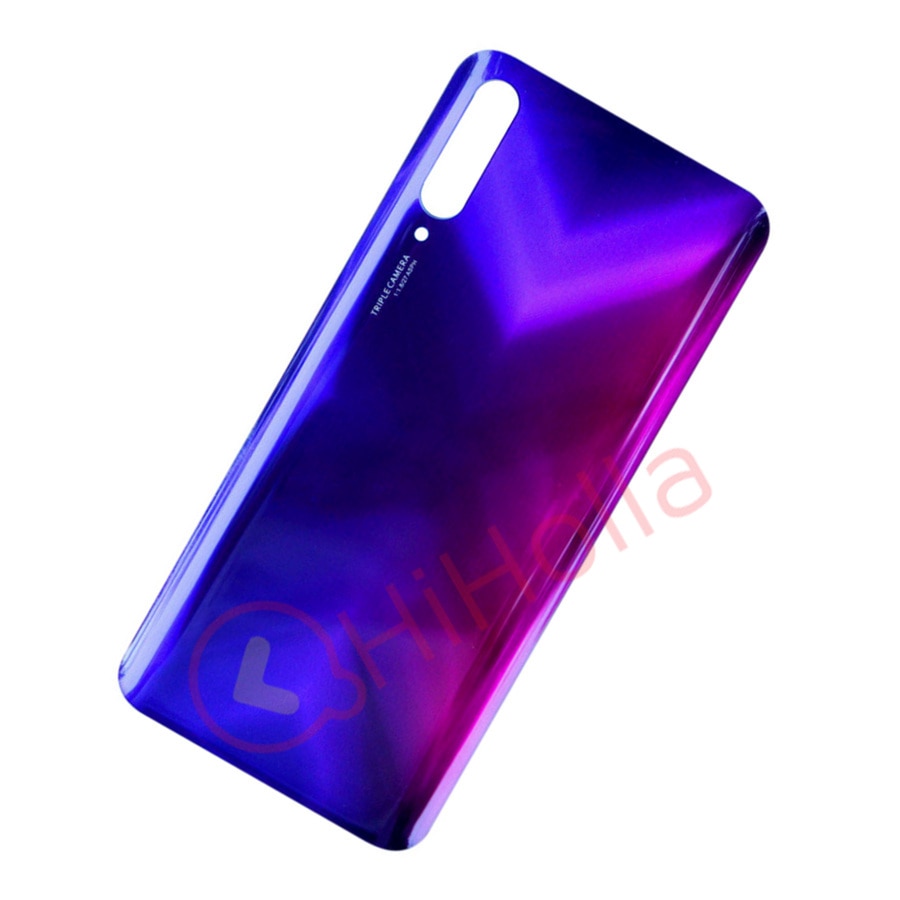 Zurück Glas Abdeckung Für 6.59 "Huawei Y9S Batterie Abdeckung P Clever Profi Hinten Tür Gehäbenutzen fallen Tafel Mit kamera Objektiv Ersatz: Violett Nein Linse