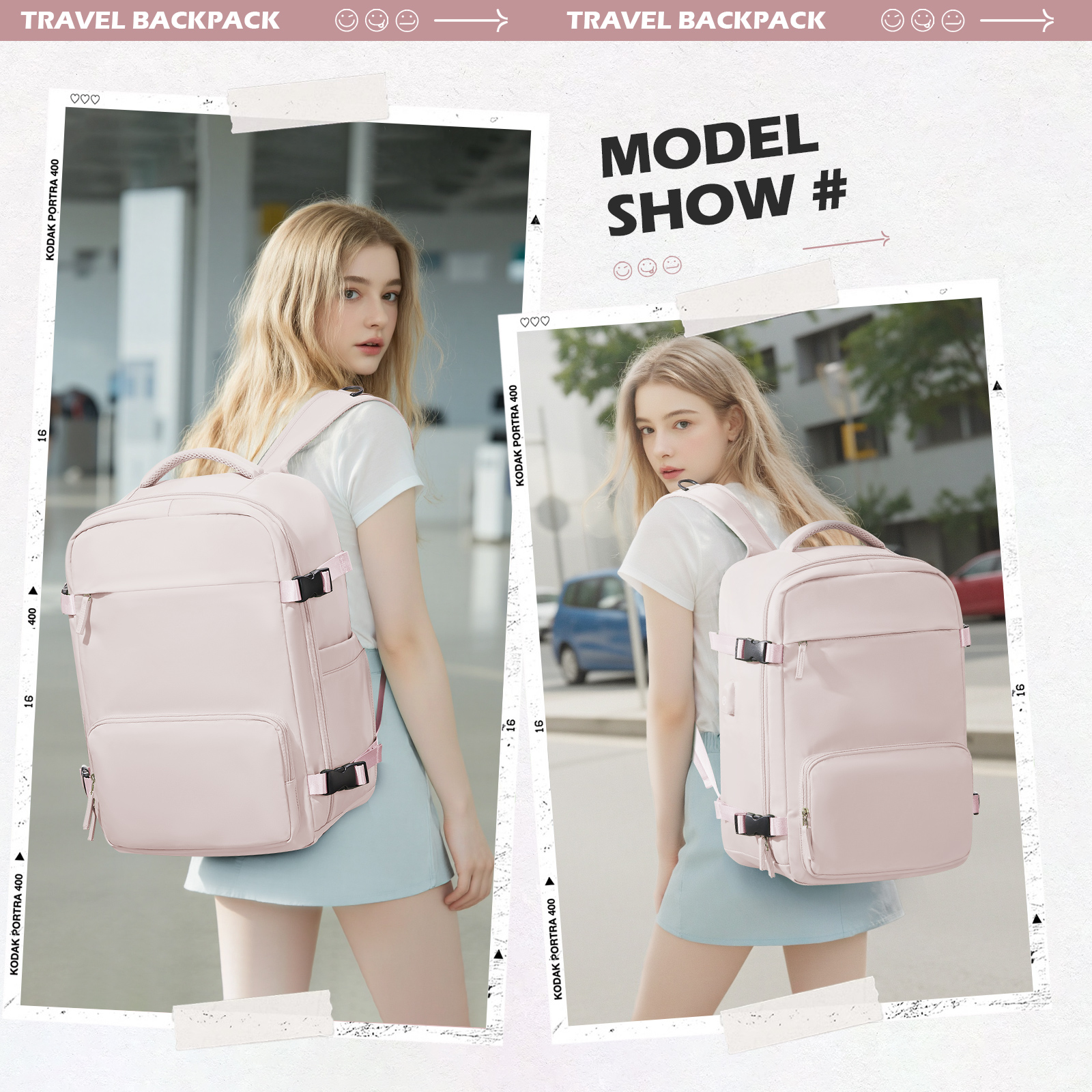 Cabin Airplane Vacuum Travel Backpack, Backpack Hand Luggage 30L Women's Men's 15.6-inch Laptop Bag Vacuum Compression Backpack