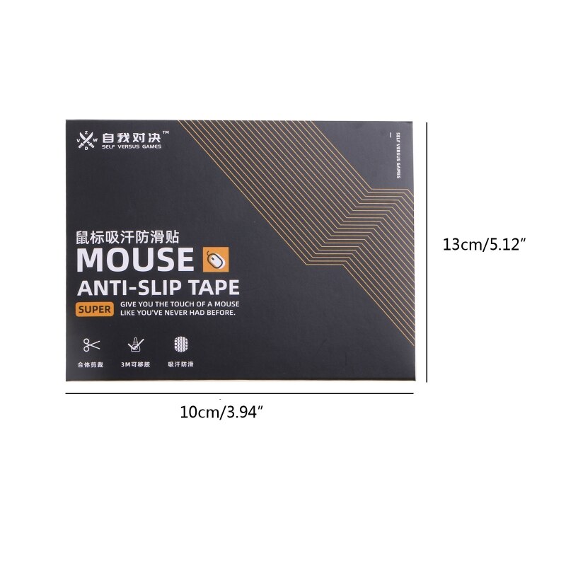 Diy Mouse Skin Mouse Skates Side Stickers Zweet Slip Pads Anti-Slip Grip Tape Voor-Razer Viper Muis