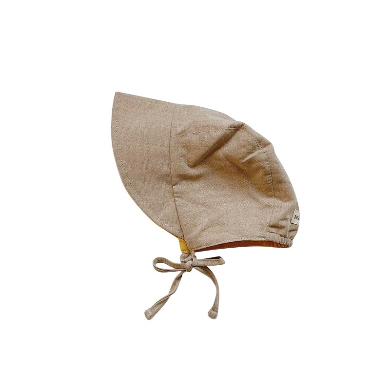 Cappello da sole a doppia faccia cappello da sole cappello da pescatore per bambini primavera estate per ragazze accessori per ragazzi cappellino per neonato per 5-18M: Khaki