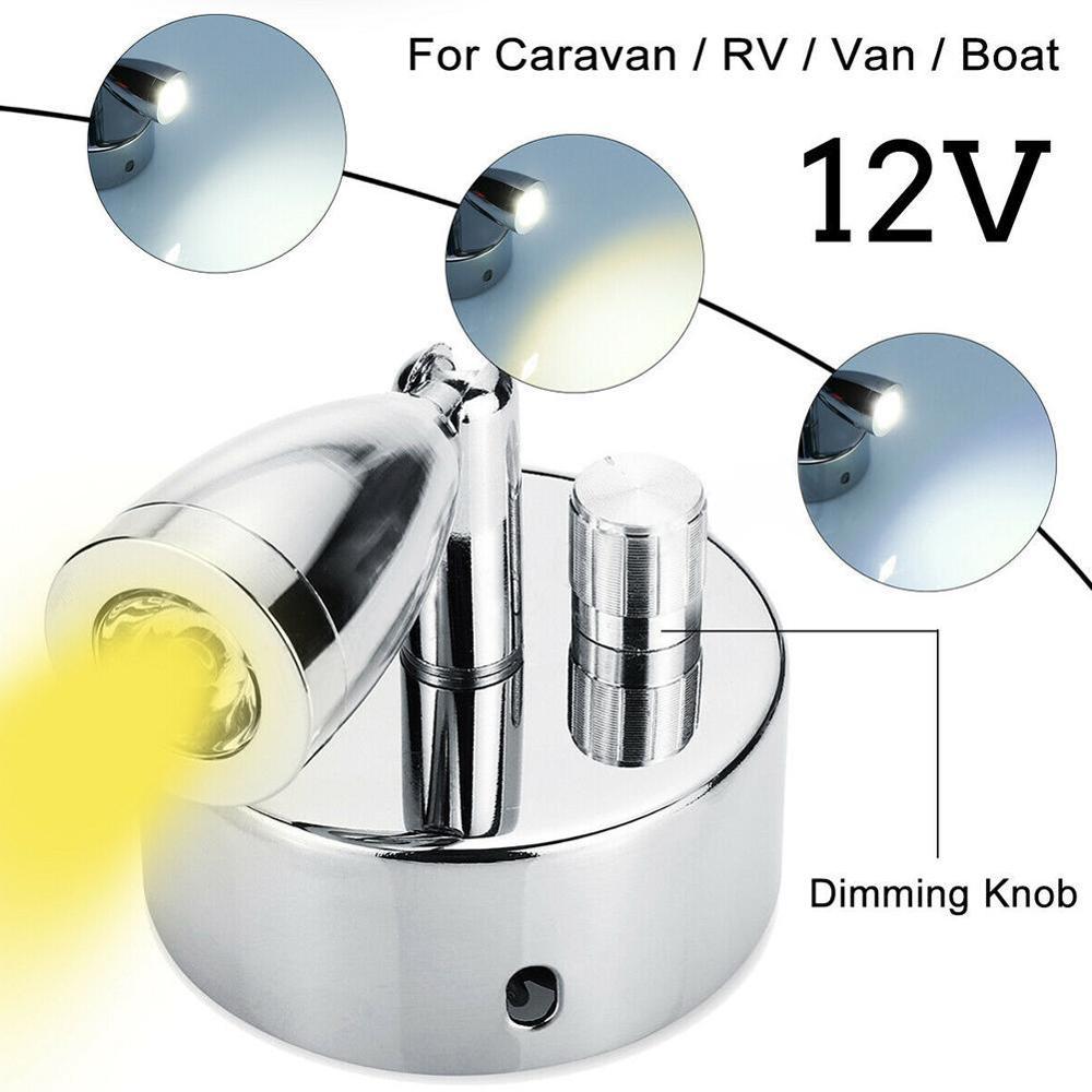 12V LED Stelle Dimmer Lesen Licht RV Wohnmobil Anhänger Stiefel Montieren Nacht Autos Lampe Zauberstab Für sterben Meisten L0N2