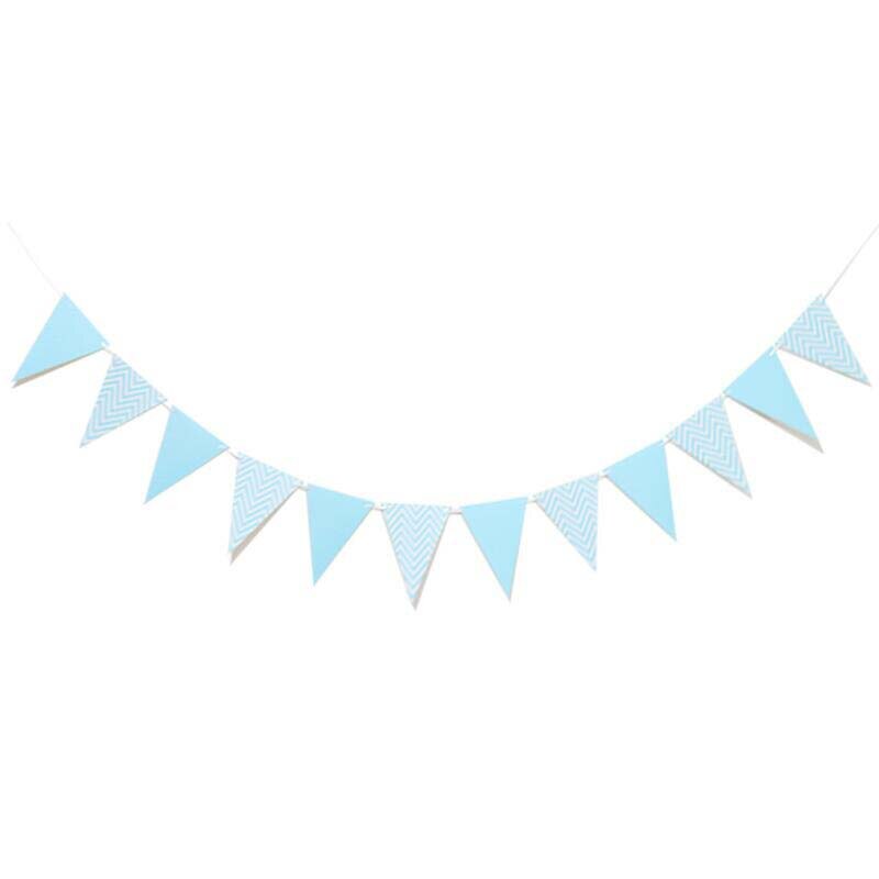 Fargerik gratulerer med dagen bunting bannere 1st bursdagsballonger fest blå rosa 16 tommers aluminiumsdekor folie bokstaver festrekvisita: Hvit