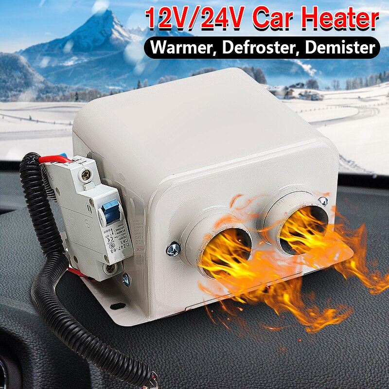 12V/24V Car Electric Heater Winter Heating Warmer Windscreen Defroster Demister Defrosting demister And Pipe And Pipe strap