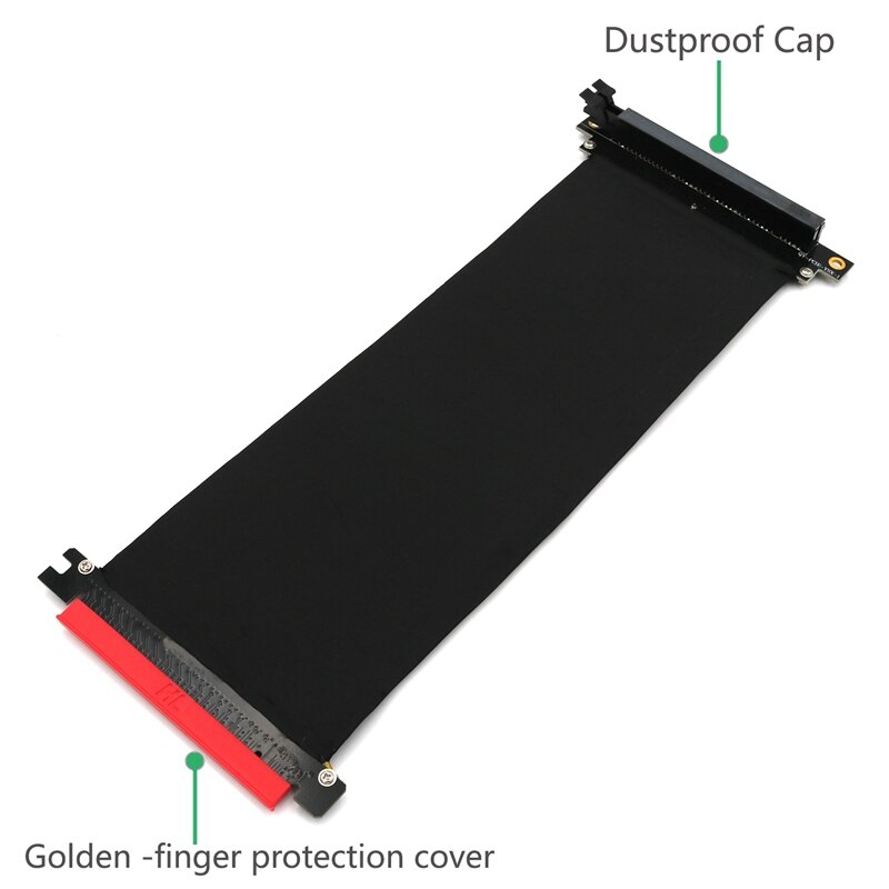 PCI äußern PCI-E 3,0 16X Verlängerung Kabel flexibel hoch Geschwindigkeit (25cm-90 Grad)