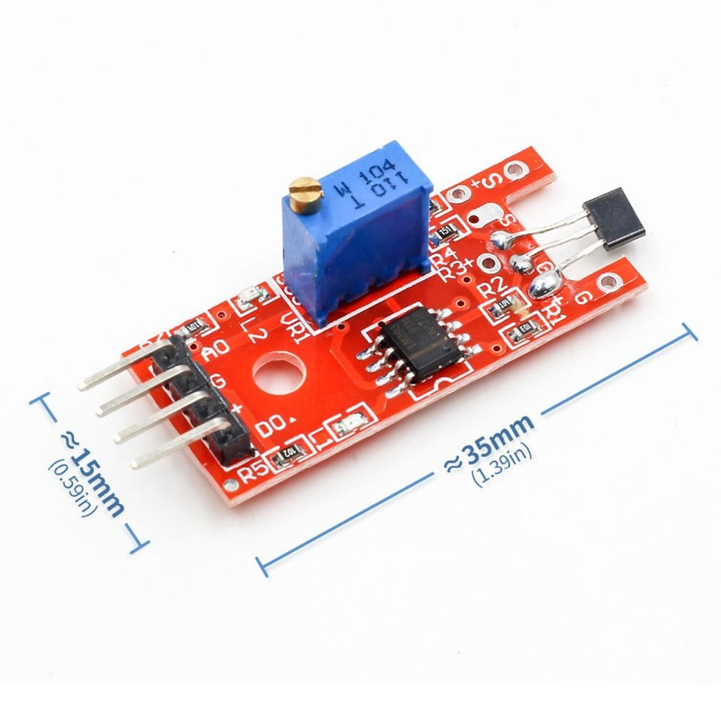Linear Magnetic Hall Sensor Ky-024 Applicable a Accessories High Sensitivity LESHP