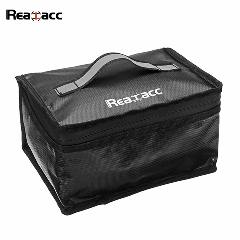 Verbeterde Realacc Brandwerende Waterdichte Lipo Accu Safety Bag Handtas Zachte Koffer Met Lichtgevende Handvat Dozen voor RC Batterij