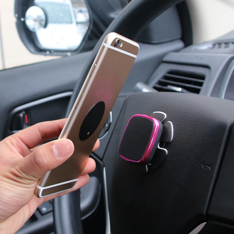 Magnetische Auto praktisch Halfter Auto Zubehör Fahrzeug Lenkrad Halterung Magnet praktisch Gestell Navigation Halterung Für Xiaomi