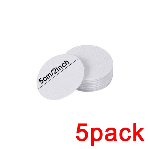 5Pcs Adhesive Sofa Laken Fastener Tafelkleed Anti-Slip Vaste Anker Gesp Resuable Dubbelzijdige Sticker: 5cm round-white