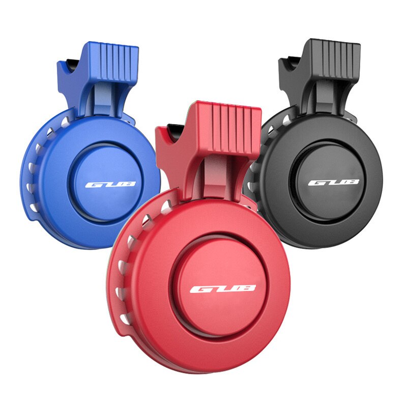 Gub elektrische fietsbel, usb-oplaadbare fietsbel, 120db stuurbelgeluiden, veilig, waterdicht fietsalarm, hoorns, luidspreker