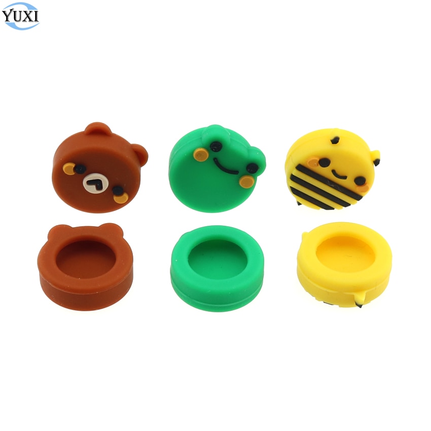 YuXi 2pcs For Nintend Switch Lite Joy-Con Analog Thumb Stick Grip Cover For Switch NS Joycon Controller Joystick Caps