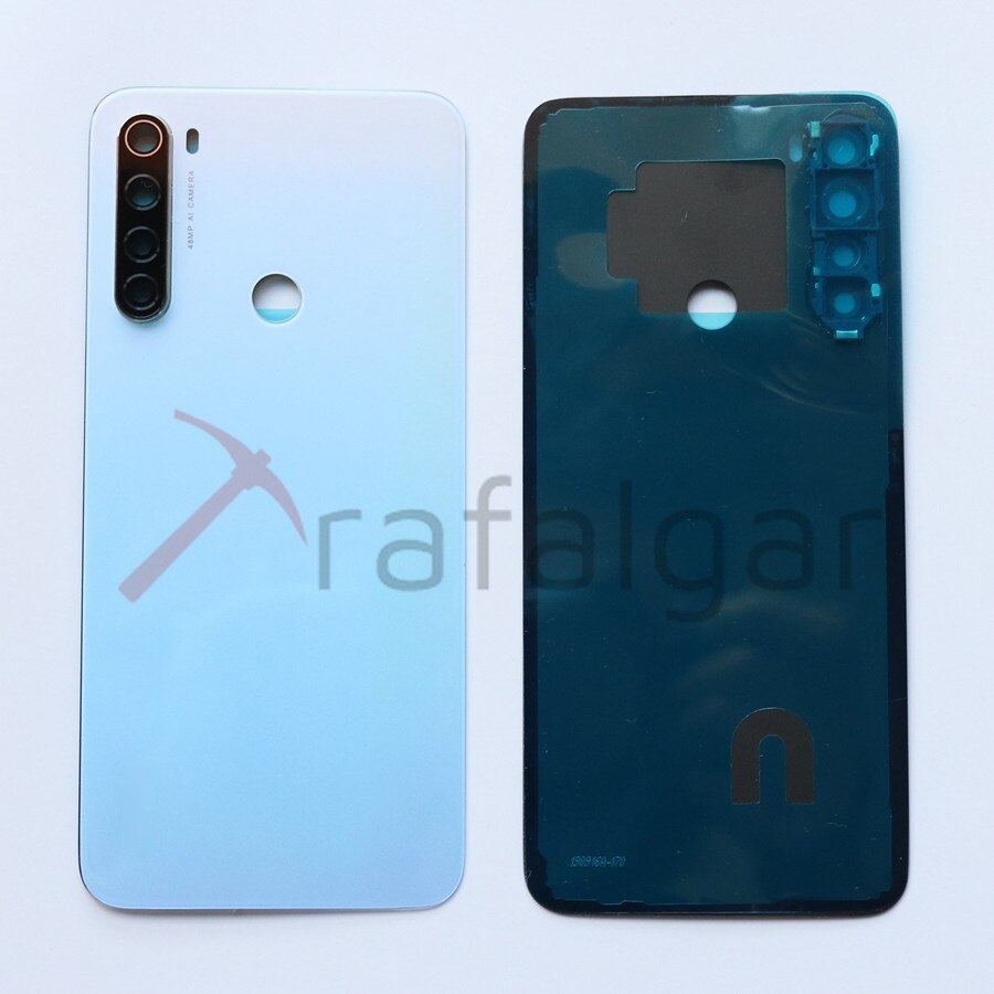Voor Xiaomi Redmi Note 8 T Terug Glas Cover Rear Batterij Deur Panel Terug Behuizing Vervanging Voor Redmi Note 8 T M1908C3XG