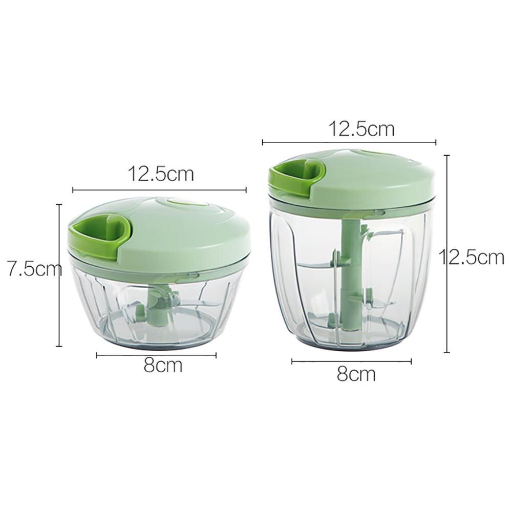 Trituradora Manual de carne, cortador de frutas y verduras, procesador de ajo, trituradora de alimentos, accesorios de cocina