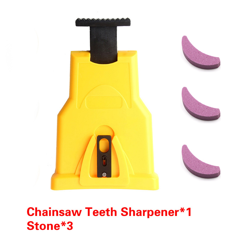 Chainsaw Teeth Sharpener Portable Sharpen Chain Saw Bar-Mount Fast Grinding Sharpening Chainsaw Woodworking Tools set: B1