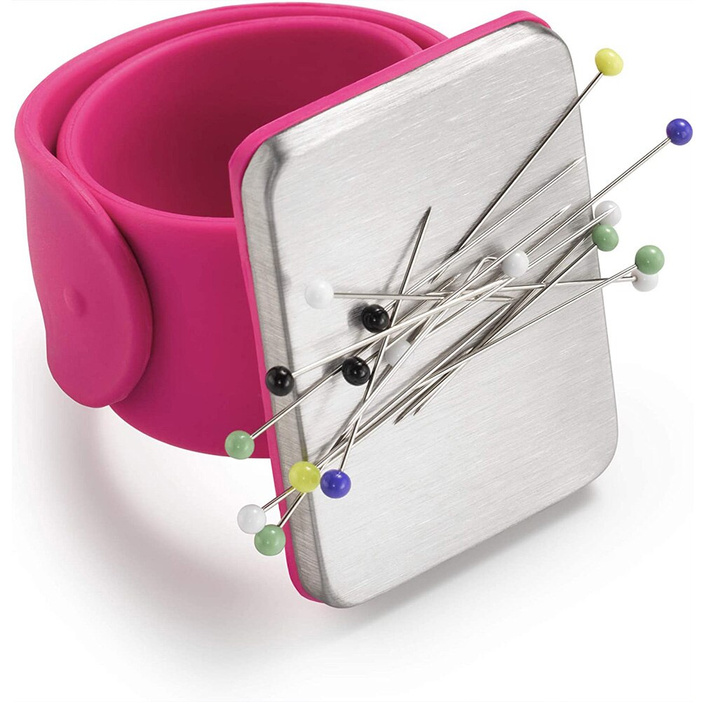 Pins Sewing Accessories Magnetic Sewing Tools Safety Pin Cushion Pin Storage Wrist Band Arm Pin Holder Costuras Accesorios