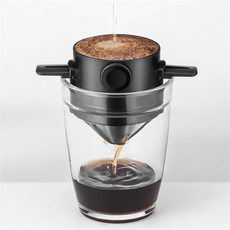 Koffie Drip Filter Cup 350Ml 510Ml Draagbare Herbruikbare Papierloze Giet Over Koffie Druppelaar Opvouwbare Clever Coffee Filter Stijl