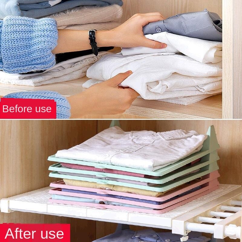 Storage Lazy Folding Finishing Fold Garment Board Multi-Function Stacked Clothes Artifact T-shirt Shirt Clothes Folding Board