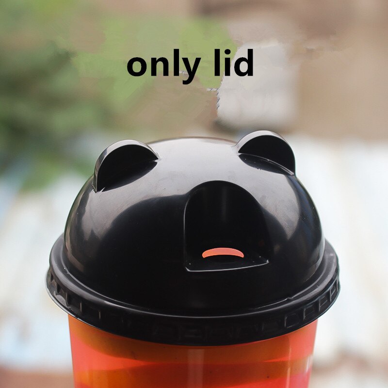 50 stuks kerstbekers 500ml rode tekeaway-verpakkingen wegwerpbekers feestgunst koffie thee verdikking papieren bekers met deksel: Alleen deksel 7