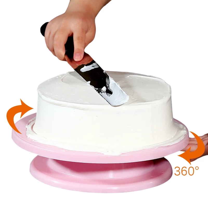 10 Inch Cake Turntable Anti-skid Round Cake Stand Rotary Table Kitchen Tools Accessories Cake Decorating Baking Tools cozinha