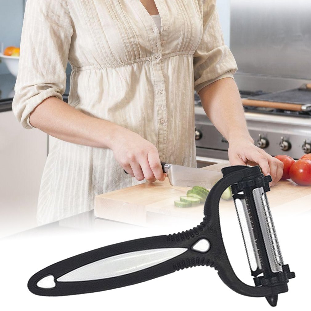 3- in -1 magische drievoudige schiller keramische meloen fruit schoonheid multifunctionele draadsnijder dunschiller keukengereedschap groentesnijder