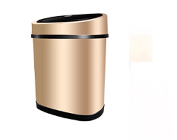Sensor dustbin 12L Stainless Steel electrical Kitchen Trash Bin No leakage odor Intelligent dustbin double barrel