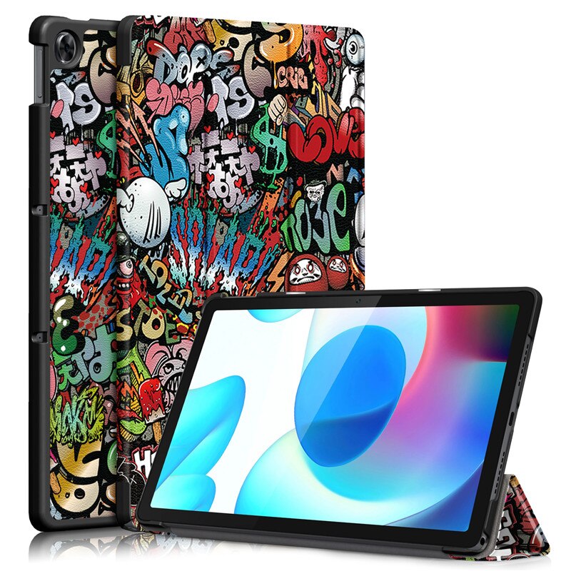 Custodia per Realme Pad custodia da 10.4 pollici tri-fold in pelle PU supporto magnetico custodia per Tablet per Realme Pad 10.4 &quot;custodia: TY