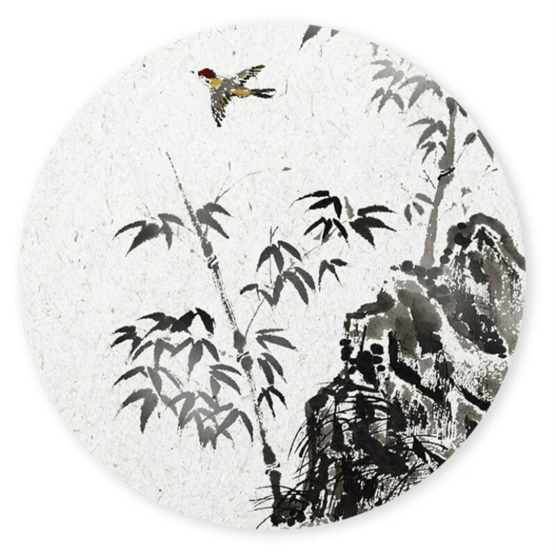 50PCS Drawing Kraft Paper Thicken Round Painting Sketching Cardboard Simple DIY Handmade Card Making Kraft Papers Aquarelle