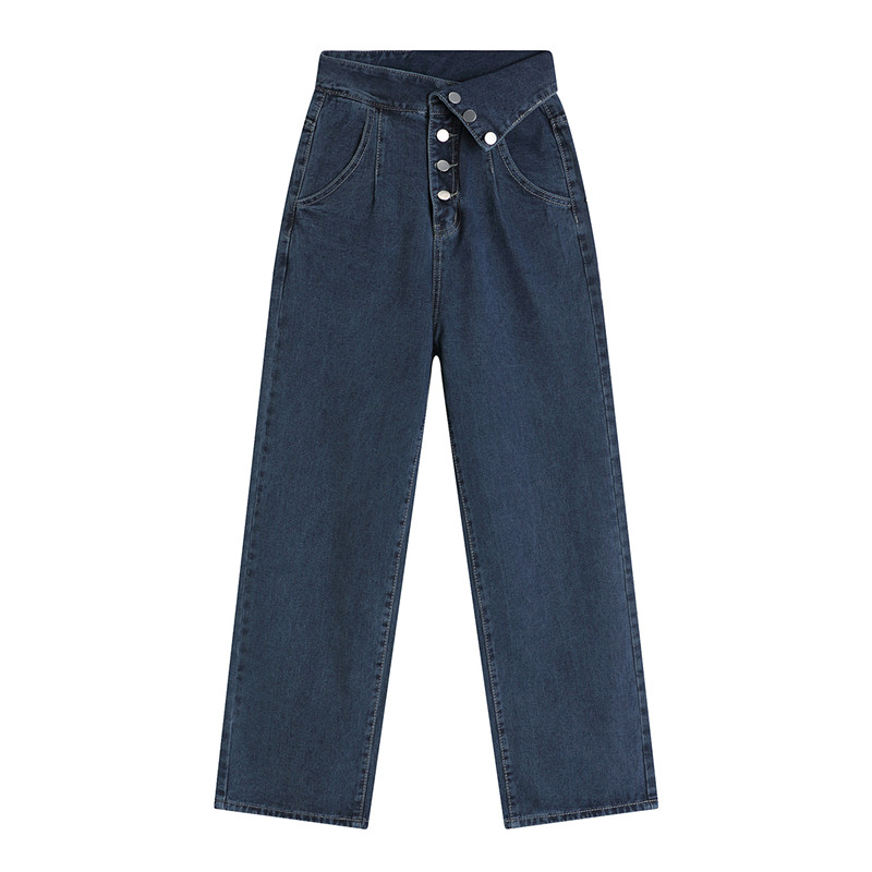 Jean Brunello Cucinelli Décontracté Jambes Larges Bleu Clair Taille 12 - Occasion Très Bon État