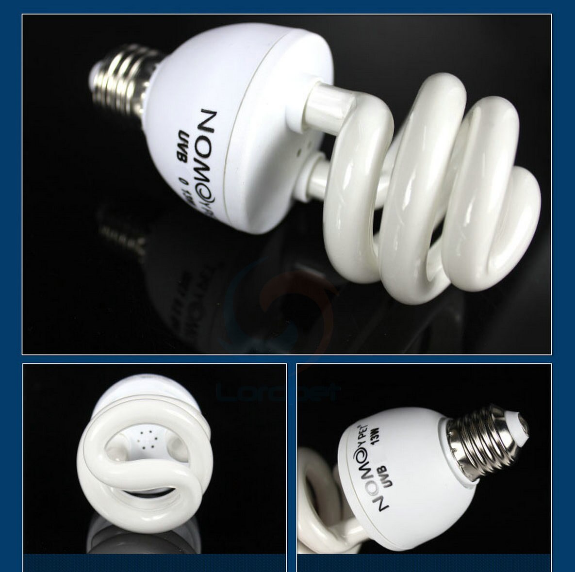 Reptile 10.0 UVB 13W Compact Light Fluorescent Desert Terrarium Lamp Bulb