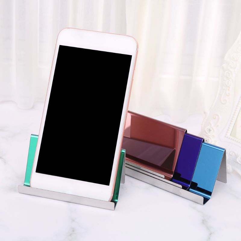 Stainless Steel Office Business Name Card Holder Display Stand Rack Desktop Table Organizer 4 Colors