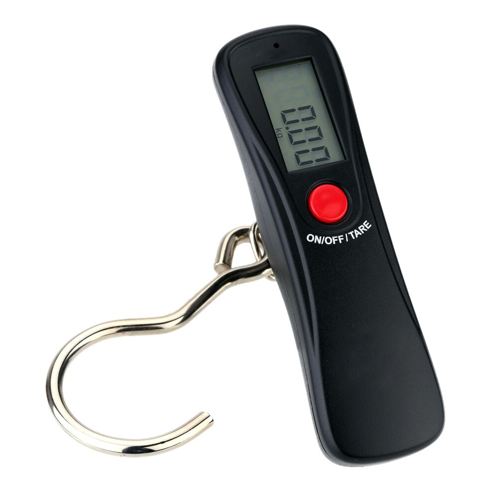 KKMOON LCD Digital Haken Skala 50Kg Für Angeln Gepäck Reise Gewichtung Steelyard Hängen Haken Digitale Waage Haken Skala