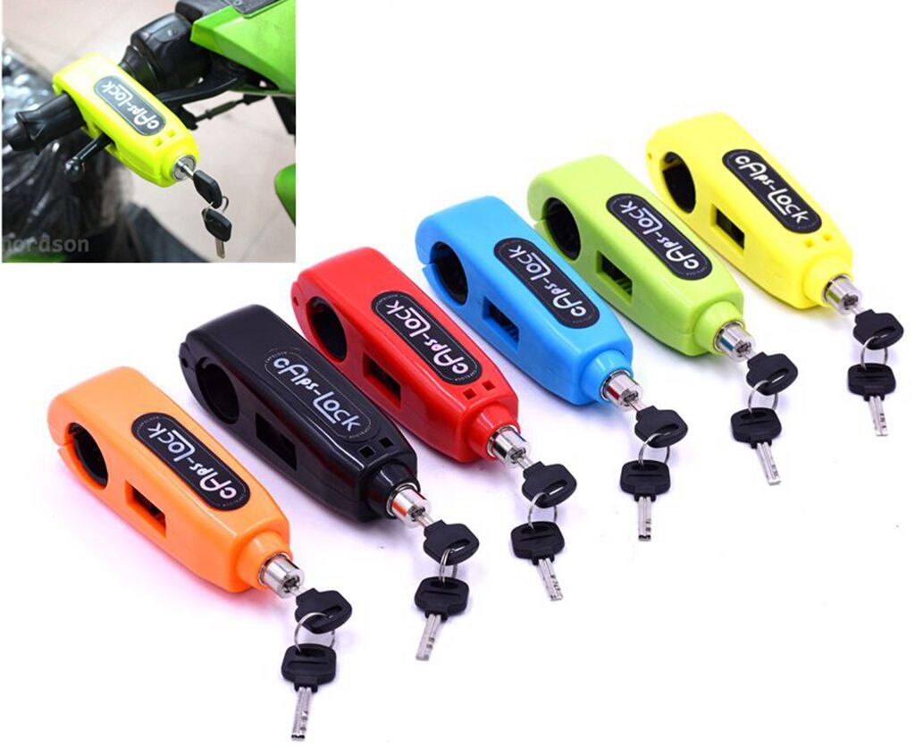 CAPS-LOCK motorcycle handlebar lock bike handle lock lock, motorcycle accessories, suitable for most motorcycles