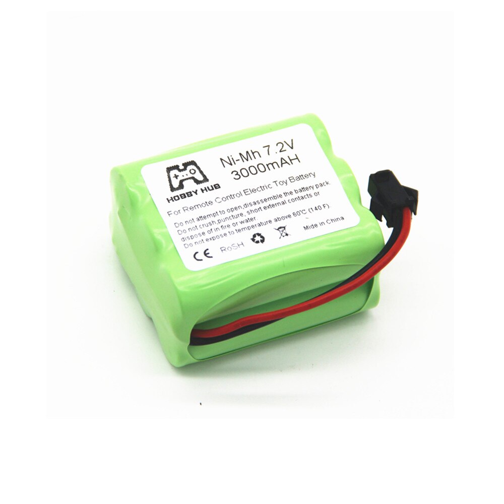 Ni -mh 3000 mah 7.2v aa oppladbart batteri til rc bil telerobot båt tank leketøy verktøy modell 7.2 v 3000 mah elektriske leker nimh: 1 stk