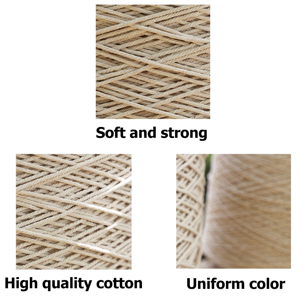 Cotton Cord Macrame Cotton Cord 2mm x 200m for Wall Hanging Dream Catcher For Wall Hangings Plant Hangers Wall Art Homewares