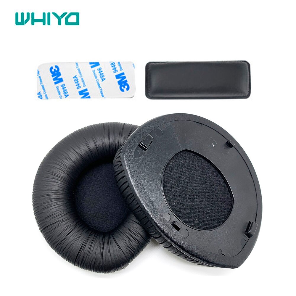Whiyo samettia korvaavat korvatyynyt sennheiser  rs110 rs160 rs170 rs180 hdr 160 hdr 170 hdr 180 tyynynpäällinen korvatyynyt: 1 sarja nahkaa