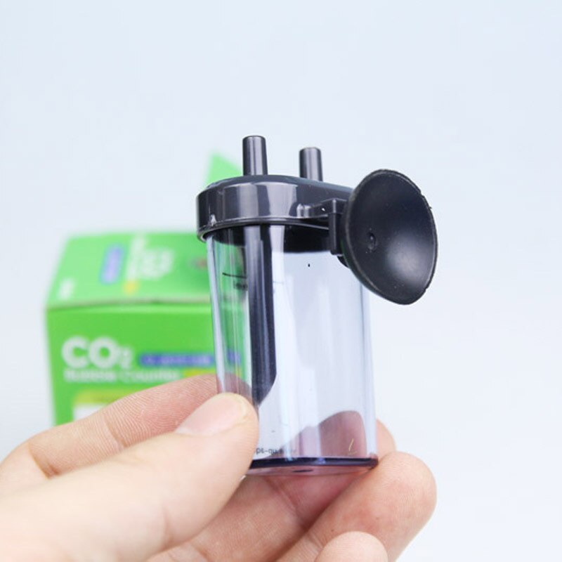 Mini Small Carbon Dioxide CO2 Bubble Meter with Suction Cup for Water Plant Fish Tank Aquarium Accessories