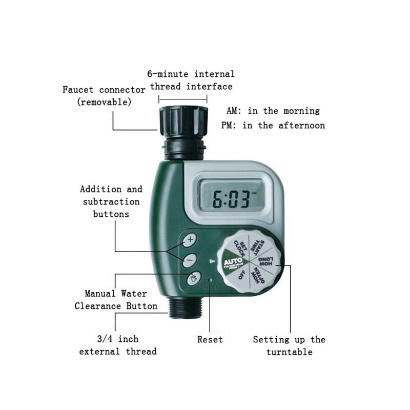 Garden Home Automatic Smart Watering Timer Irrigation Controller For Flower Plant Irrigation Timer System Autoplay Irrigator