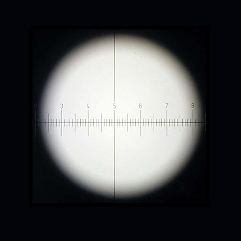 WF10X Wide Angle High Eye-piont Eyepiece Optical Ocular Lens for Stereo Microscope with Cross Reticle Scale Micrometer