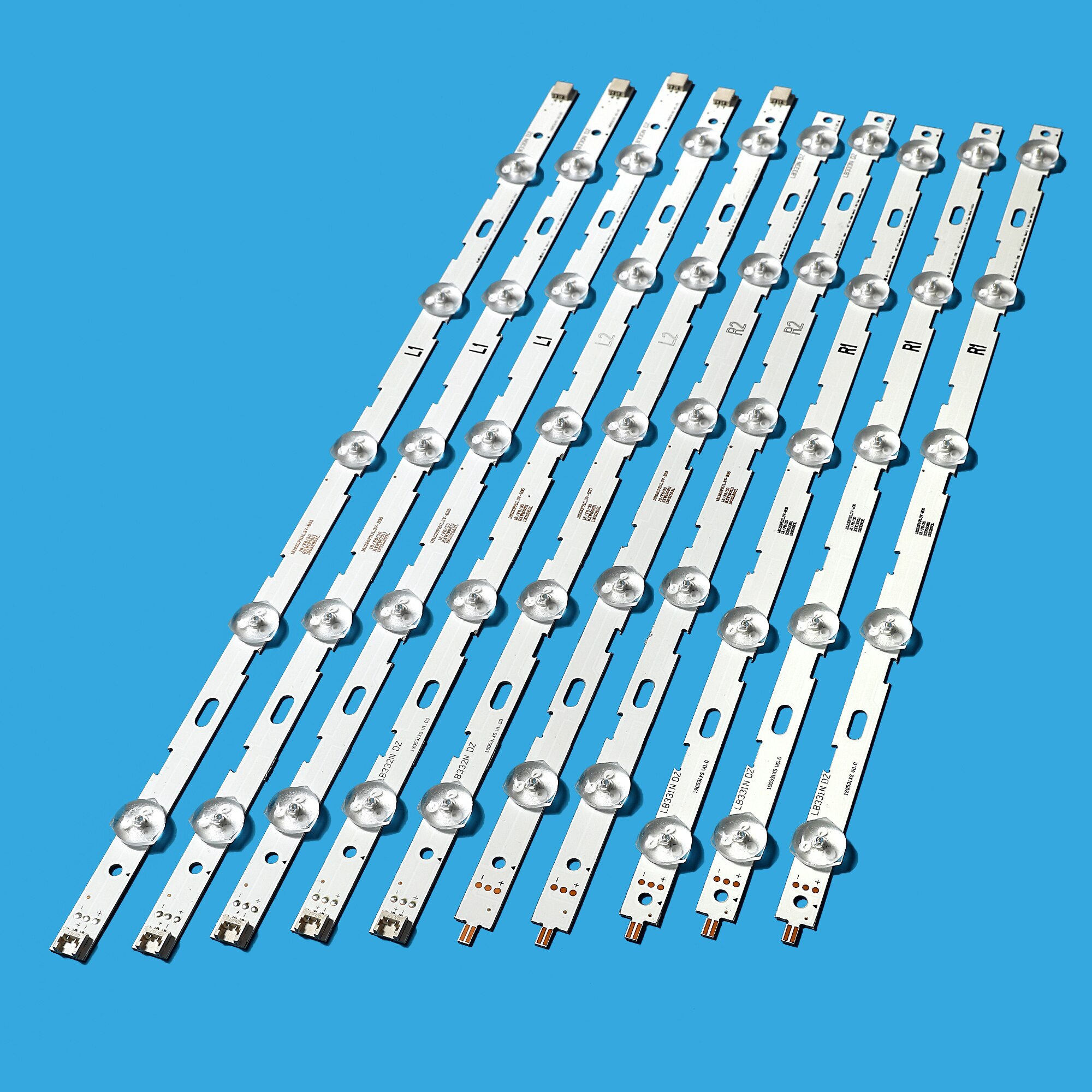 10 stücke LED Streifen Für LG 42'' V13 cDMS Umdrehung 1,0 1 L1 R1 L2 R2-Typ 6916L-1402A 6916L-1403A 6916L-1404A 6916L-1405A LC420fällig 42LN549E
