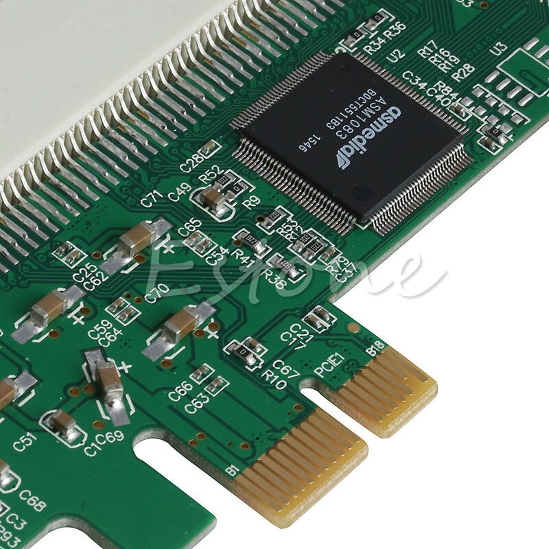 BGEKTOTH 4 Pin PCI-Express PCI-E Naar PCI Bus Riser Card Adapter Converter