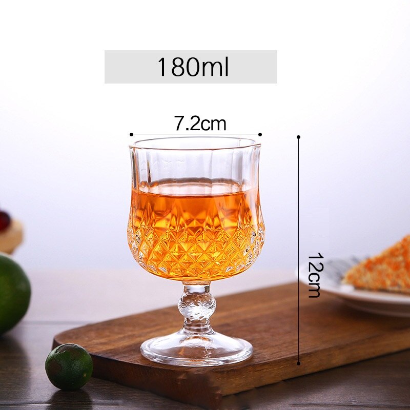6 teile/satz Whiskey Wein Glas Bahre Saft Kristall Tasse Whiskey Brandy Wodka Gläser 11 entscheidungen transparent Bar Verein Küche Dekor: Gelb