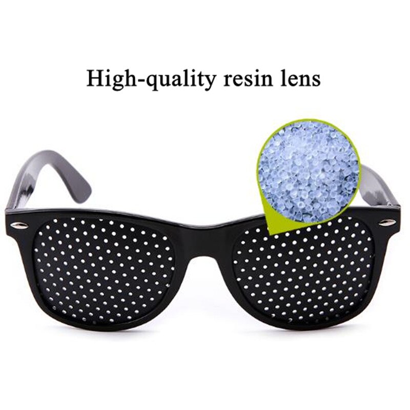 Cycling Eyewear Pin Hole Sunglass Eye Training Glass Pinhole Glasses Camping Outdoor Improve Eyesight Unisex Eyeglasses Exercise