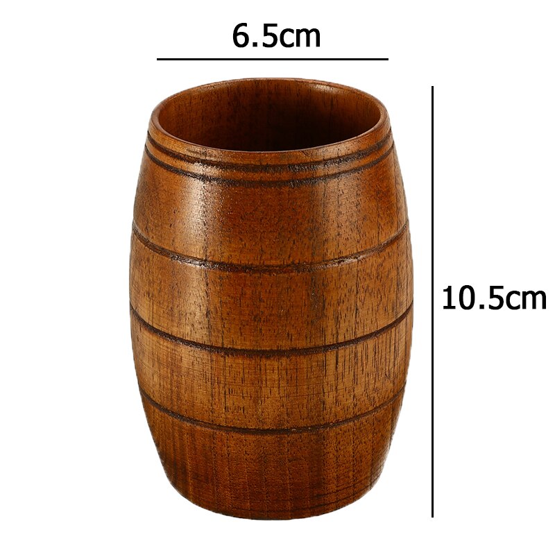 10.5*6.5cm handgjorda naturliga trä kopp vin fat jujube stor mage öl kaffe mjölk juice te kopp perfekt för bar inredning