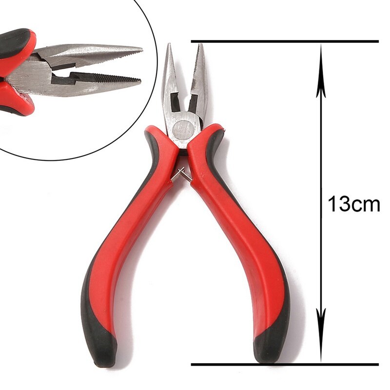 Jewelry Pliers Tools & Equipment Kit Long Needle Round Nose Cutting Wire Pliers For Jewelry Making Handmade Accessories: 17